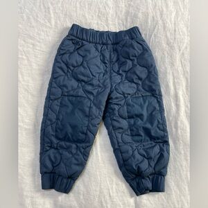Patagonia Baby Quilted Puff Joggers 12-18m